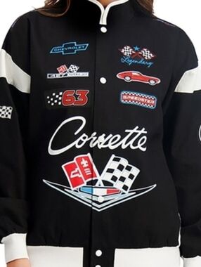 Unisex Black Jacket Oversize